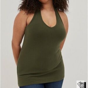 Torrid Foxy V-Neck Halter Top